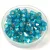 Preciosa bicone gyöngy - Blue Zircon AB 2X - 4mm
