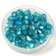 Preciosa bicone bead - Blue Zircon AB 2X - 4mm