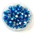 Preciosa bicone gyöngy - Capri Blue AB 2X - 4mm