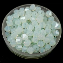 Preciosa bicone gyöngy - Chrysolite Opal - 4mm