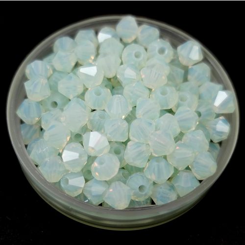 Preciosa bicone bead - Chrysolite Opal - 4mm