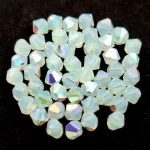 Preciosa bicone gyöngy - Chrysolite Opal AB - 4mm