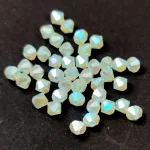 Preciosa bicone gyöngy - Chrysolite Opal AB - 4mm