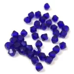 Preciosa bicone gyöngy - Cobalt Blue - 4mm