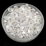 Preciosa bicone gyöngy - Crystal Argent Flare - 4mm