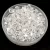 Preciosa bicone gyöngy - Crystal Argent Flare - 4mm