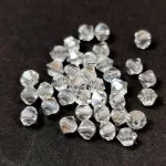 Preciosa bicone gyöngy - Crystal Argent Flare - 4mm