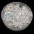 Preciosa bicone gyöngy - Crystal AB - 4mm