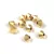 Preciosa bicone gyöngy - Crystal Full Aurum - 6mm