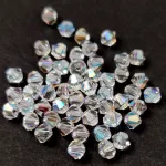 Preciosa bicone gyöngy - Crystal - 4mm