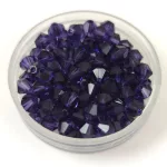 Preciosa bicone gyöngy - Deep Tanzanite - 4mm