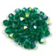 Preciosa bicone gyöngy - Emerald AB - 3mm - 50db