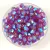 Preciosa bicone gyöngy - Fuchsia AB 2X - 4mm