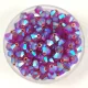 Preciosa bicone gyöngy - Fuchsia AB 2X - 6mm