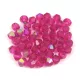 Preciosa bicone gyöngy - Fuchsia AB - 3mm
