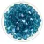 Preciosa bicone gyöngy - Indicolite - 4mm
