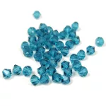 Preciosa bicone gyöngy - Indicolite - 4mm