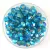 Preciosa bicone gyöngy - Indicolite AB 2X - 4mm