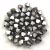 Preciosa bicone gyöngy - Jet Hematite Full - 4mm - 50db