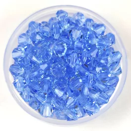 Preciosa bicone gyöngy - Light Sapphire - 3mm