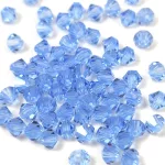 Preciosa bicone gyöngy - Light Sapphire - 4mm