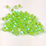 Preciosa bicone gyöngy - Limecicle AB 2X - 6mm