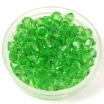 Preciosa bicone gyöngy - Peridot - 4mm