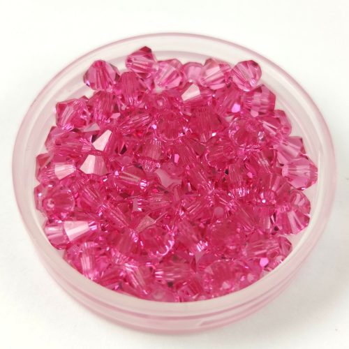 Preciosa bicone bead - Rose - 4mm