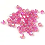 Preciosa bicone gyöngy - Rose AB 2X - 4mm