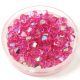 Preciosa bicone gyöngy - Rose Glitter - 4mm - 50db