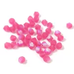 Preciosa bicone gyöngy - Rose Matt AB - 4mm