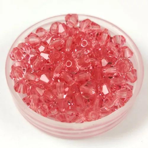 Preciosa bicone bead - Rose Peach - 3mm