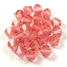 Preciosa bicone gyöngy - Rose Peach - 6mm