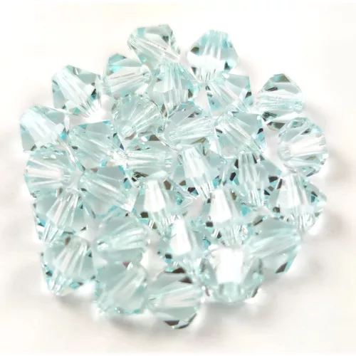 Preciosa bicone gyöngy - Silver Aquamarine - méret: 3mm - 250db - AKCIOS