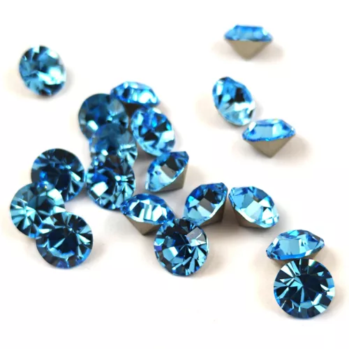 Preciosa Chaton - Aquamarine - 8mm