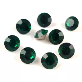 Preciosa Chaton - Emerald - 8mm
