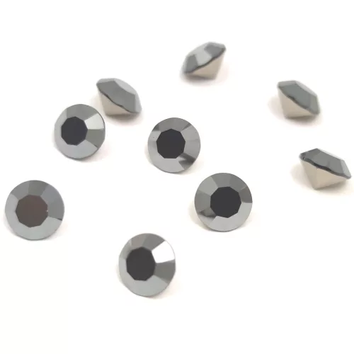 Preciosa Chaton - Hematite - 8mm