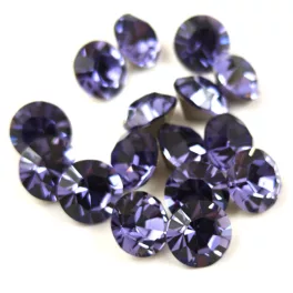 Preciosa Chaton - Tanzanite- 8mm