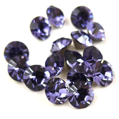 Preciosa Chaton - Tanzanite- 8mm