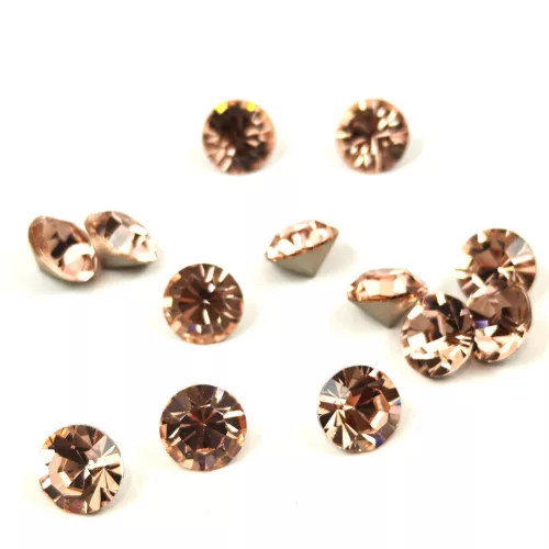 Preciosa Chaton - Vintage Rose - 8mm
