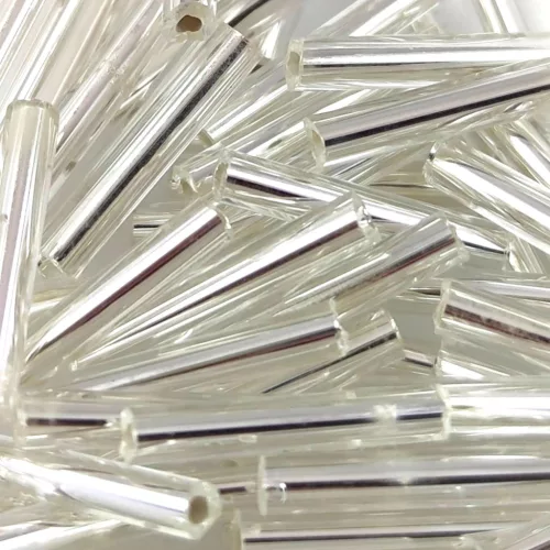 Preciosa szalmagyöngy - Silver Lined Crystal - 15mm