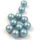 Preciosa tekla üveg gyöngy - Pearlescent Blue - 8mm 