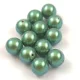 Preciosa tekla üveg gyöngy - Pearlescent Green - 8mm 