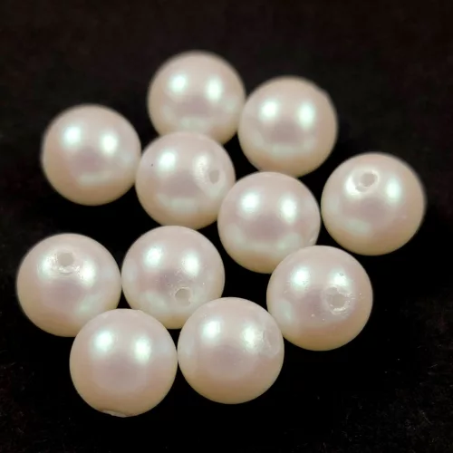 Preciosa Imitation Pearl - Pearlescent White - 8mm