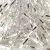 Preciosa szalmagyöngy - csavart mintás - Silver Lined Crystal - 15mm