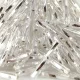 Preciosa szalmagyöngy - csavart mintás - Silver Lined Crystal - 15mm
