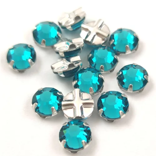 Preciosa Varrható Chaton - Blue Zircon - ss 30