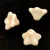 Cseh préselt virág gyöngy - harangvirág - Alabaster Beige - 8x13mm