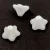 Cseh préselt virág gyöngy - harangvirág - Alabaster - 8x13mm