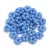 Czech pressed flower bead - Light Sapphire Luster - 5mm